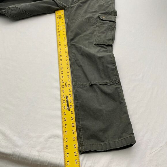 Carhartt Cargo Pants Relaxed Fit Ripstop Cotton Mens 32x34 Gray Workwear B342 - Picture 10 of 12